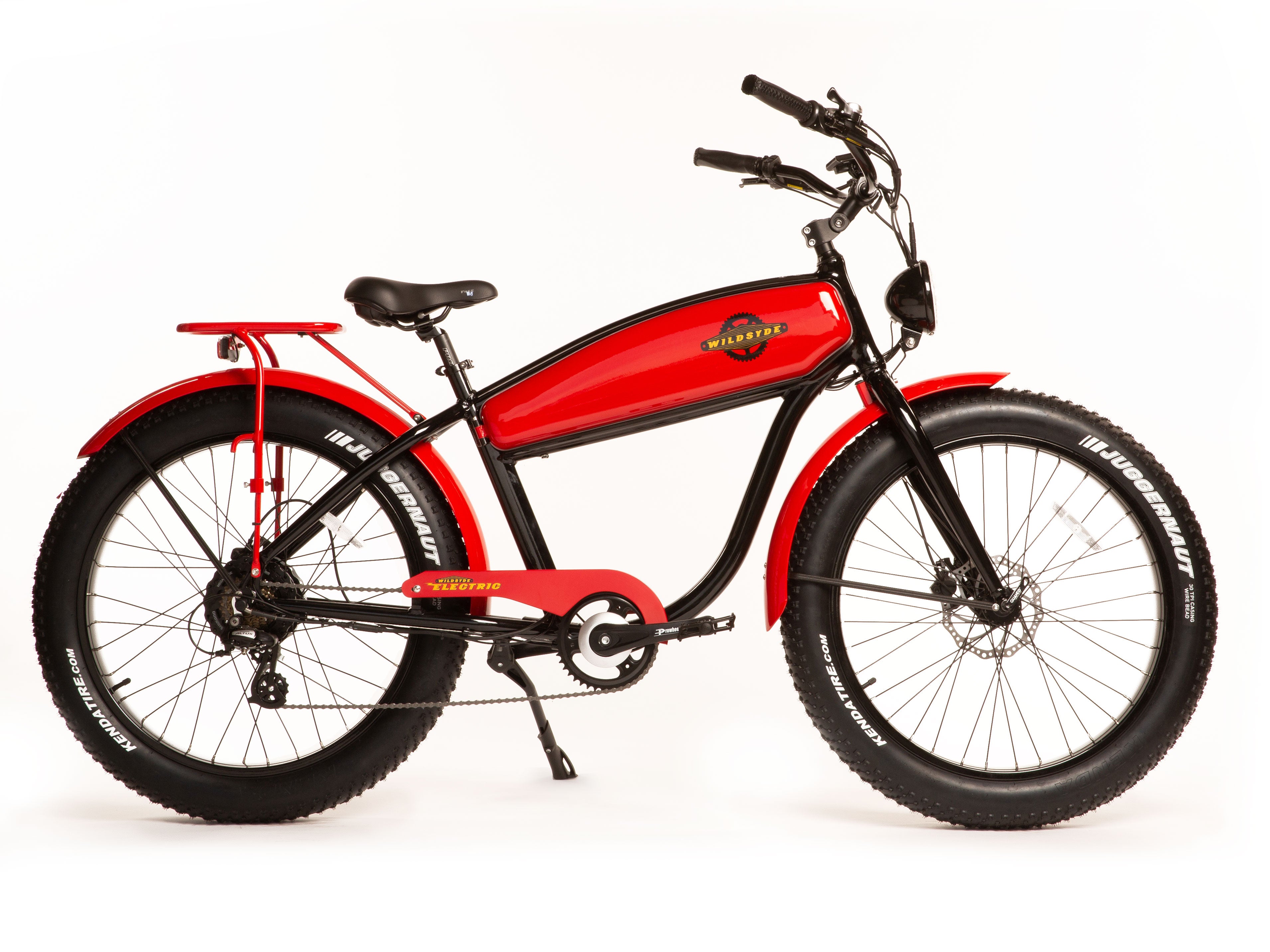 Beast 750W Fat-Tire Cruiser eBike – Wildsyde® Electric Bicycles
