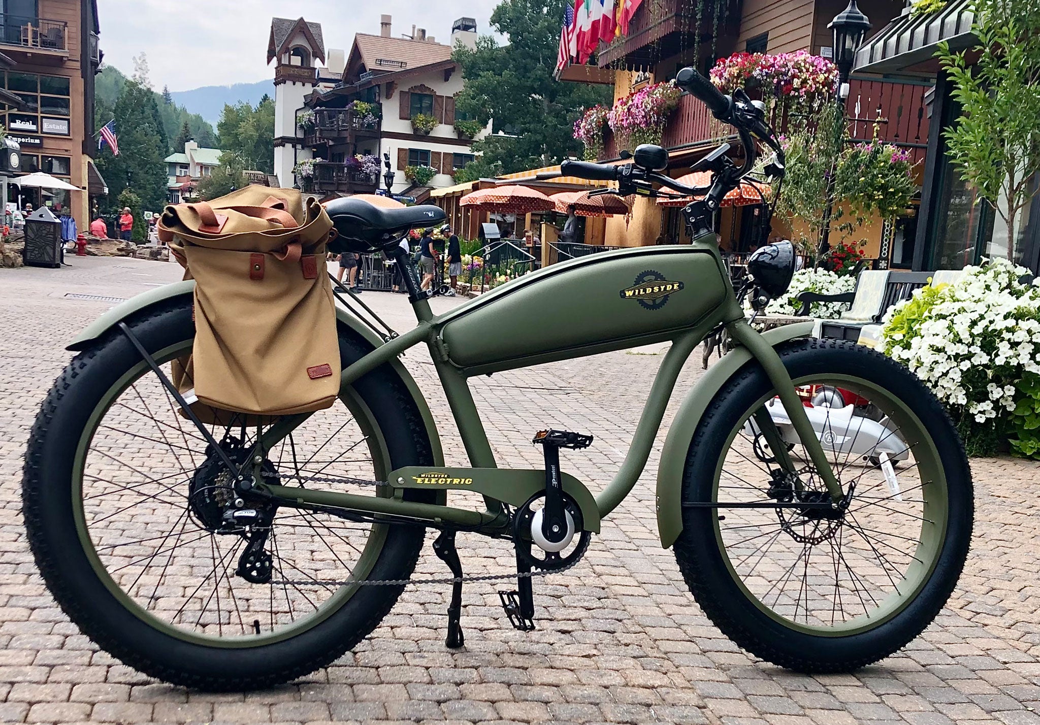 real e fahrrad Wildsyde 2024 eBikes Beast 500W 2024 Matte Olive
