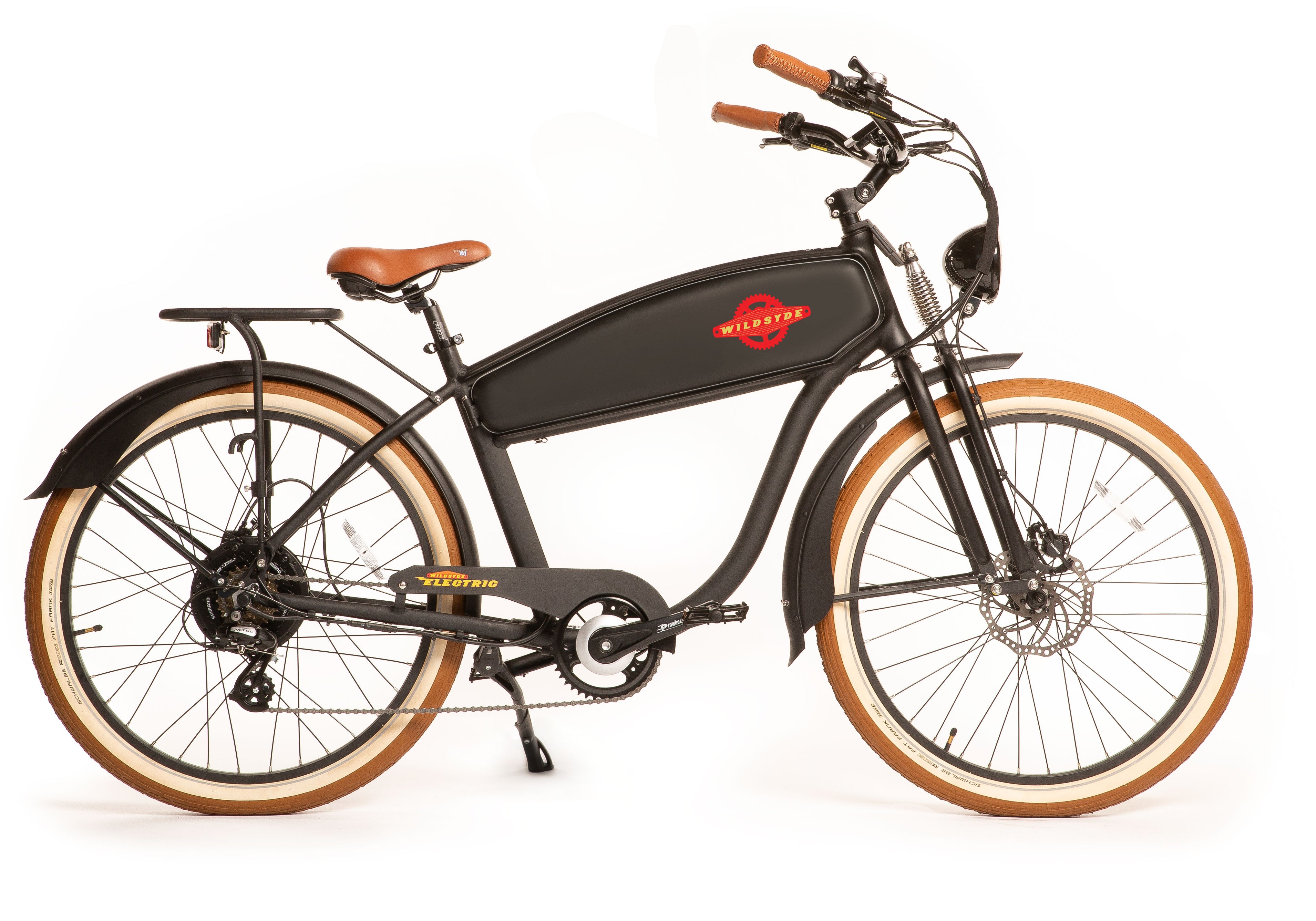 Electric Bike Matte Black Cruiser Bike Shadow 750W Classic Cruiser